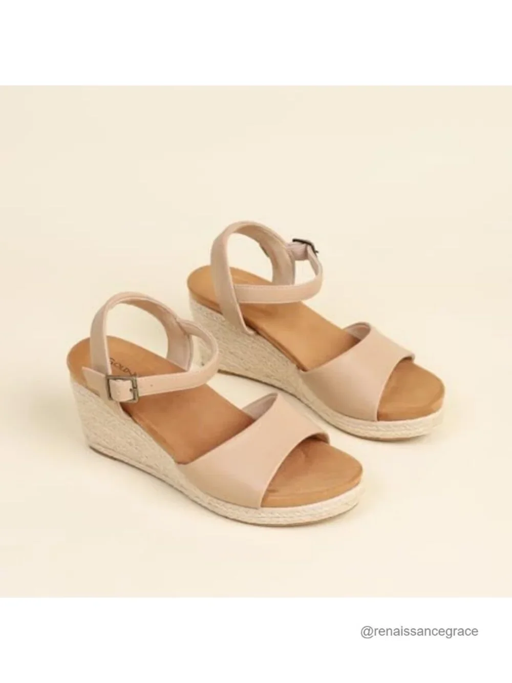 Women's Platform Wedge Espadrille Sandals Orthopedic Comfort Summer